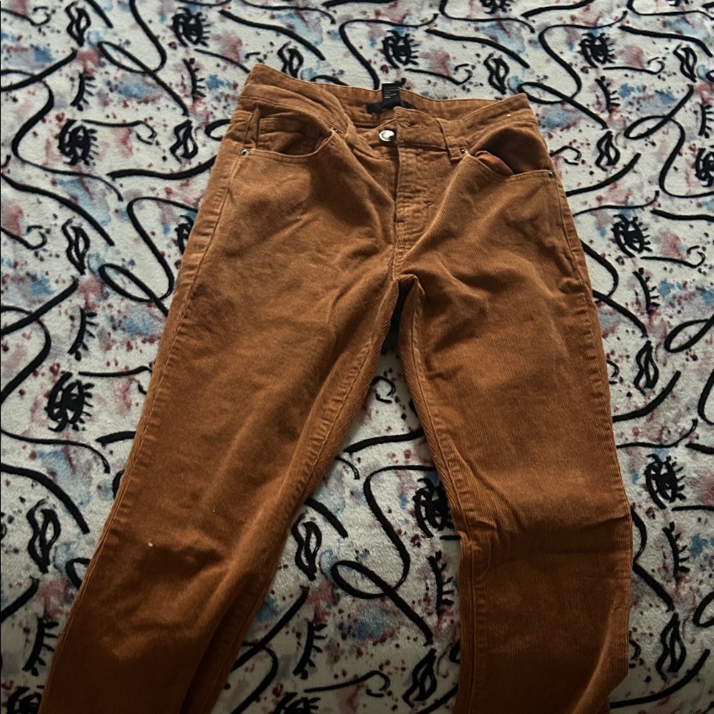 Forever 21 Brown Flare & Wide Leg Jeans